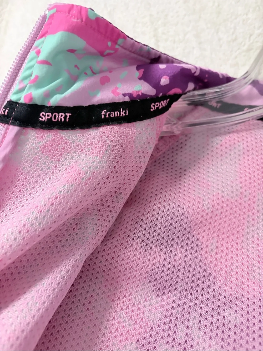 Francesca's Collections Pink Windbreaker